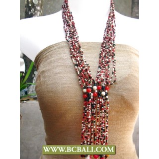 Layered Necklace Beading Fashion